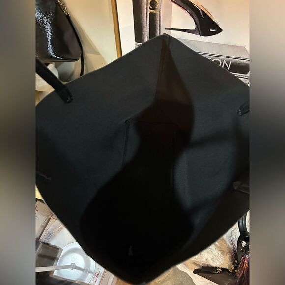 Victoria's Secret Large Black Tote with wristlet Colorful Tassel - Picture 6 of 7